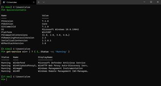 É possível utilizar o prompt do PowerShell no seu sistema operacional