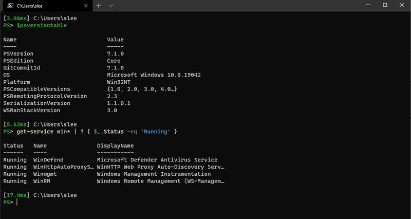 É possível utilizar o prompt do PowerShell no seu sistema operacional