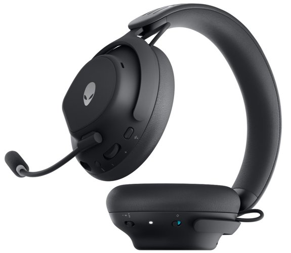 Com design minimalista, o Alienware Pro Headset pesa apenas 315g