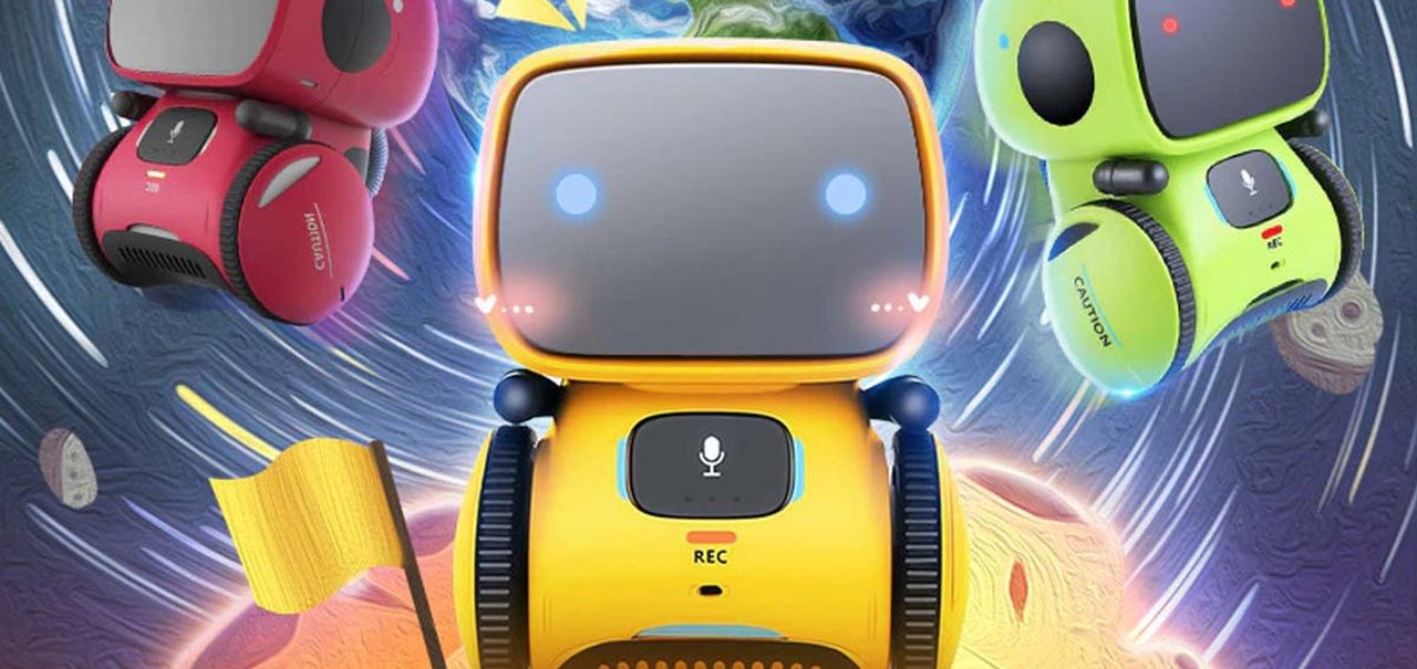 Robô Interativo para crianças por apenas R$126 na Shopee; confira