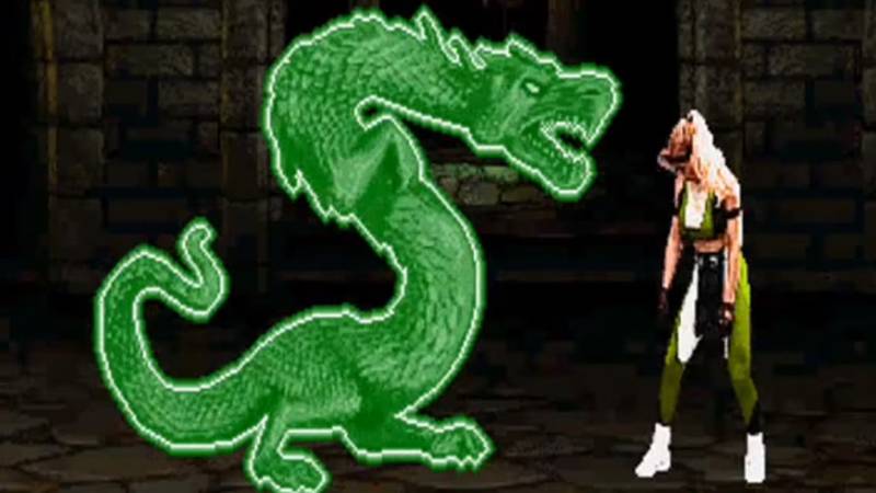 Animality do Liu Kang em Mortal Kombat 3.