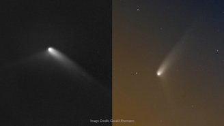 O cometa C/2023 A3 (Tsuchinshan-ATLAS) foi fotografado no dia 17 de setembro.