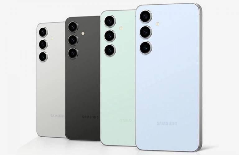 As cores do Galaxy S24 FE.