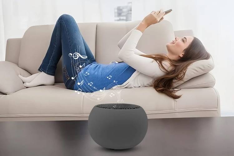 Caixinha de som Bluetooth da H'maston está em promoção na Shopee.