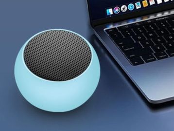 Mini caixa de som H'maston com 4h de bateria e avaliação de 4,9 por apenas R$ 35; conheça