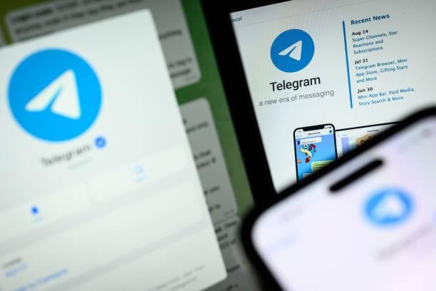 O Telegram. (Imagem: Getty Images)