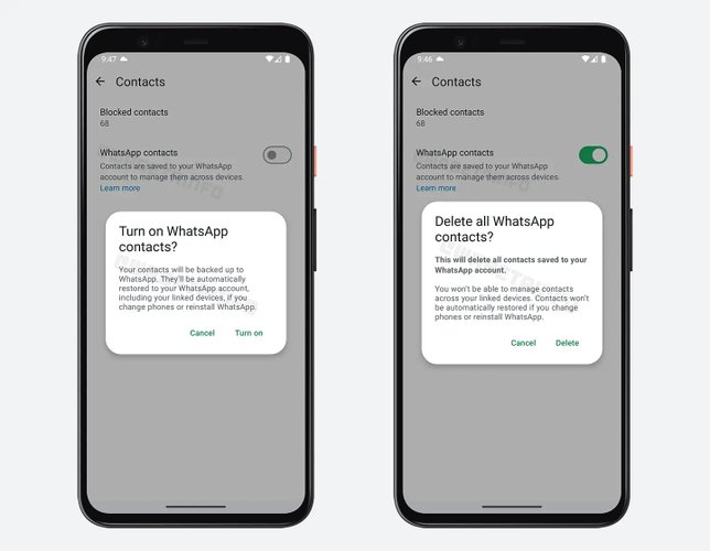 O WhatsApp Beta permite sincronizar contatos com outros dispositivos vinculados a mesma conta.