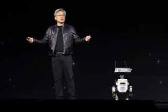 Jensen Huang vem faturando bastante com os chips de IA da Nvidia. (Imagem: Getty Images)