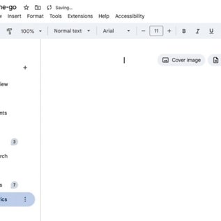 Imagem de Google Docs ganha esquema de menus para organizar textos mais longos