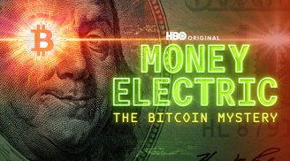 O pôster do documentário sobre a bitcoin. (Imagem: HBO/Divulgação)