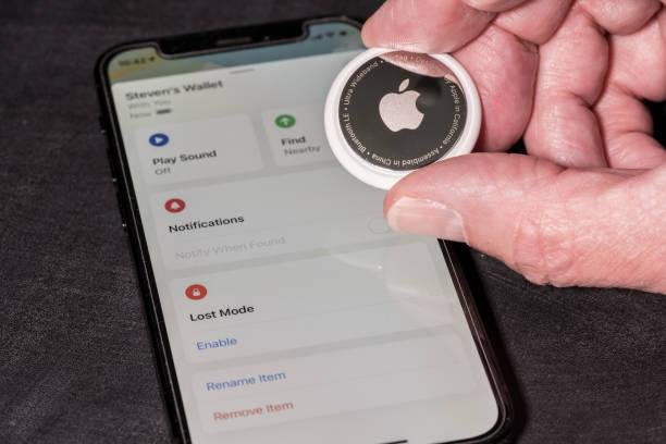 A Apple pode lançar a segunda geração de Apple AirTags no primeiro semestre de 2025. (Imagem: Getty Images)