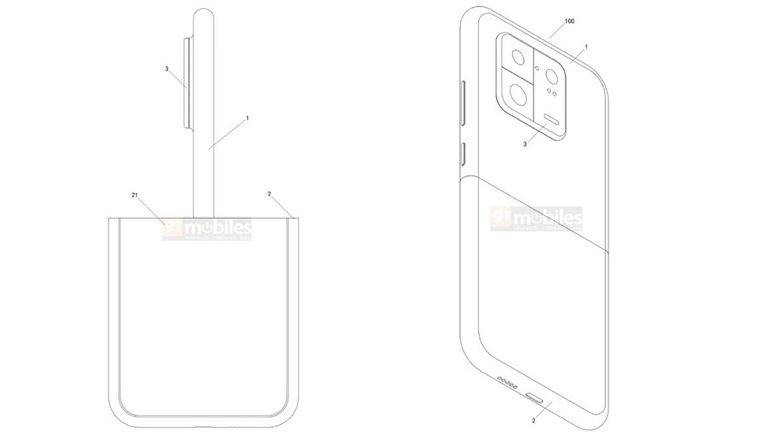 Mesmo com a patente, a Xiaomi pode apenas ter a ideia do smartphone e não o fabricar. (Imagem: 91Mobiles/Divulgação)