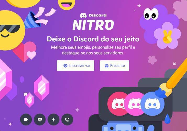 O Discord Nitro funciona como um serviço premium do Discord. (Fonte: Discord / Reprodução)