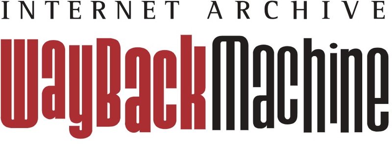 A logo da Wayback Machine. (Imagem: Wikimedia Commons/Reprodução)