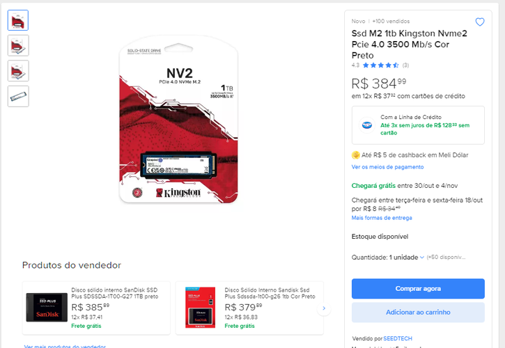 SSD NVMe de 1TB