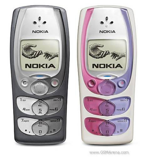 O Nokia 2300 original em duas cores.
