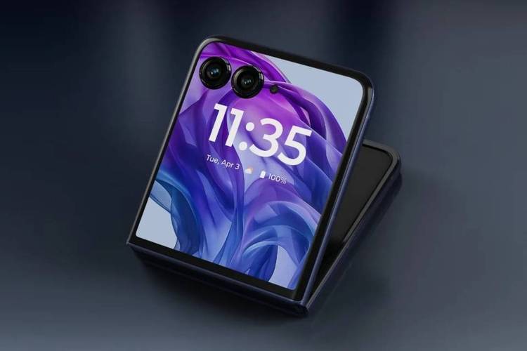 O smartphone dobrável Motorola Rzer 50 Ultra também está em promoção no Mercado Livre.