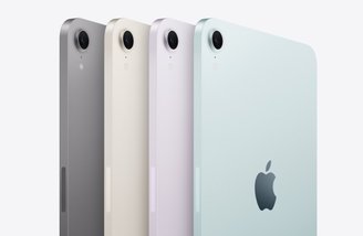 Four colors of the new iPad mini.