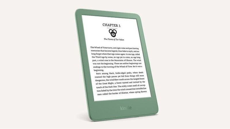 O Kindle 12 tem luz frontal 25% mais brilhante.