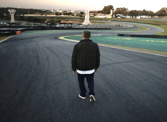 O famoso "S do Senna" no circuito de Interlagos.
