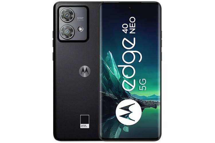 Celular Motorola Edge 40 Neo 5G com 256GB de memória interna está baratinho no ML.