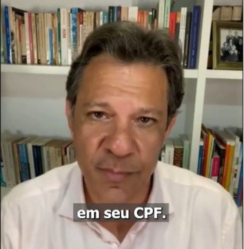 A deepfake de Haddad usada pelos golpistas foi feita com IA, segundo a Secom.