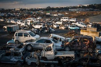 O tsunami de 2011 causou grande destruição no Japão.