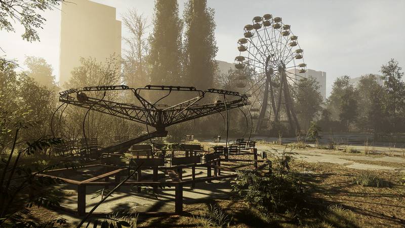 Chernobylite reproduz de forma fiel as áreas devastadas em Chernobil