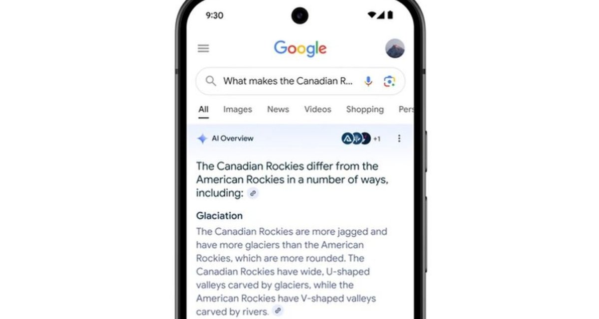 Google leva resumos de pesquisas gerados por IA para mais de 100 países