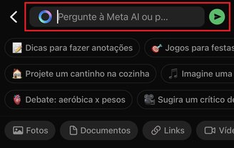 É possível enviar as mais variadas instruções para o Meta AI pelo WhatsApp