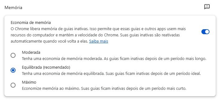 Os modos de gerenciamento de memória.