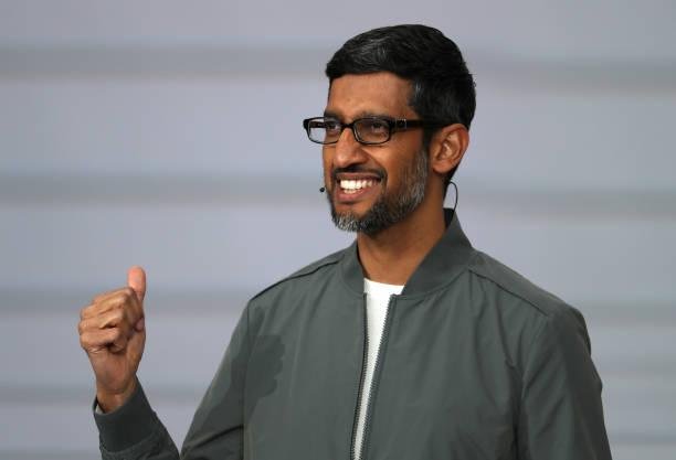 Sundar Pichai se mostrou empolgado com o uso cada vez mais amplo das ferramentas de IA pelo Google.