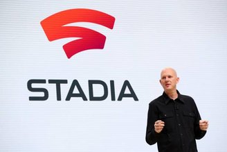 Phil Harrison na conferência de apresentação do Stadia. (Imagem: Getty Images)