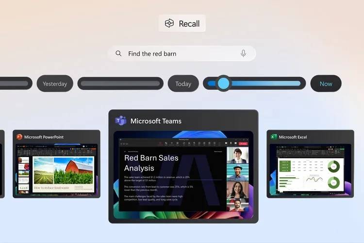 O Windows Recall cria uma linha do tempo da sua atividade no computador usando inteligência artificial.