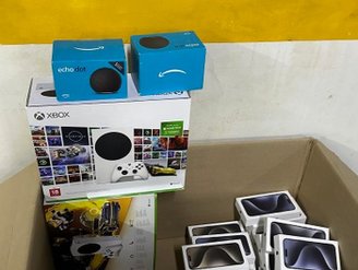 Videogames, smart speakers e diversos outros produtos também fazem parte do leilão. (Imagem: Receita Federal/Divulgação)