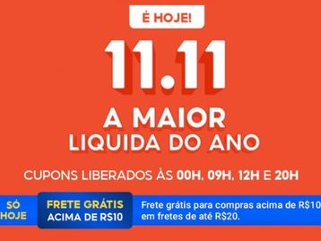 11.11 da Shopee traz Smart TVs, celulares, fones de ouvido, air fryers e mais com até 70% OFF e cupons; confira