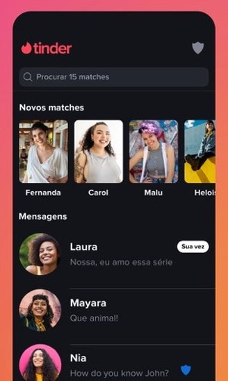 Tinder is the most popular among dating apps. (Source: Tinder/Description)