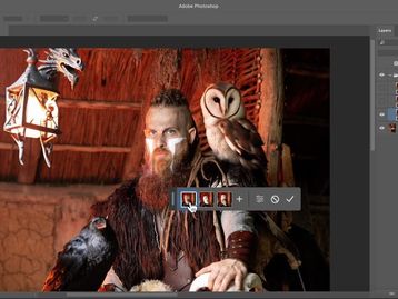 Como usar a IA do Photoshop?
