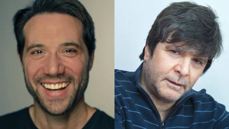 O ator Antonio Saboia como Marcelo Rubens Paiva