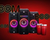 Oferta LG: compre uma caixa de som XBOOM e ganhe um copo Stanley exclusivo