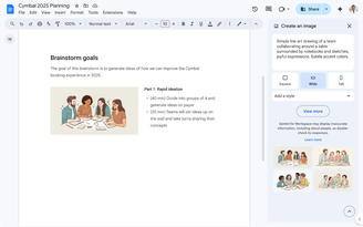 O gerador de imagens com IA do Google Docs é alimentado pelo Imagen 3. (Fonte: Google/Reprodução)