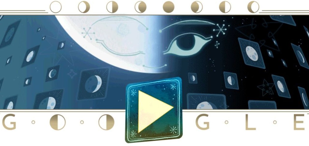 Google celebra última meia-lua de novembro com doodle e jogo de cartas; confira