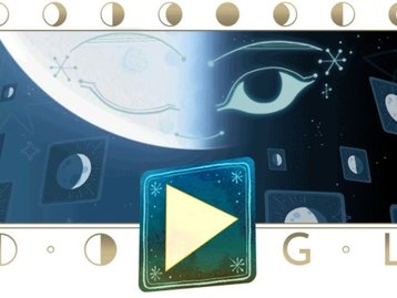 Google celebra última meia-lua de novembro com doodle e jogo de cartas; confira