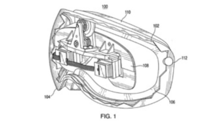 A patente de 2008 da Apple sobre um visor de experiências imersivas. (Imagem: Macworld/Reprodução)