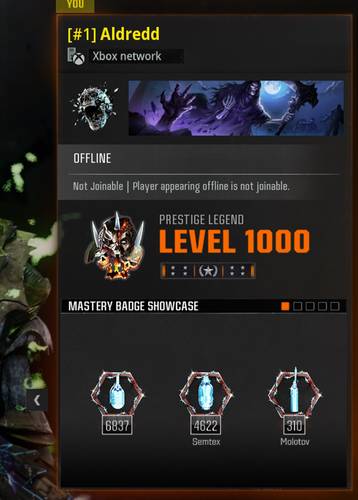 Jogador atingiu o nível 1000 de Prestígio em Black Ops 6.