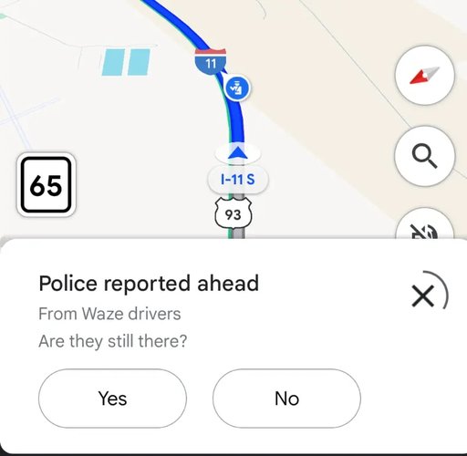 O Google Maps vai exibir incidentes reportados pela comunidade do Waze. (Fonte: 9to5Google/Reprodução)