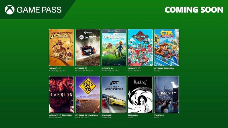 Lista de novos jogos que chegam em dezembro de 2024 ao Xbox Game Pass.