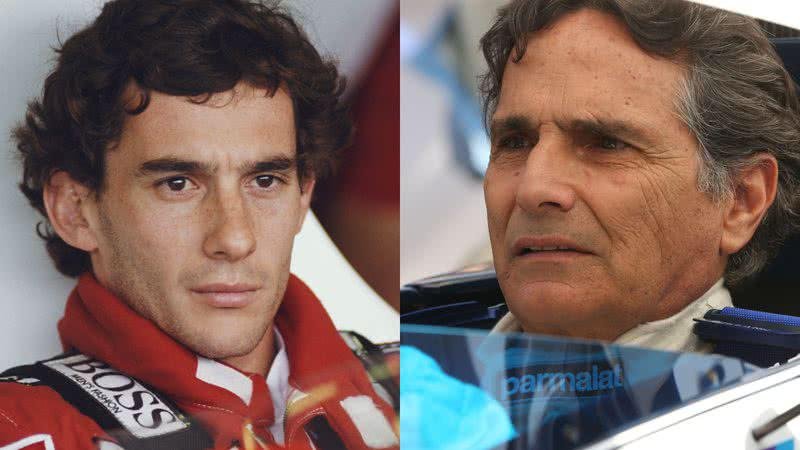 Ayrton Senna e Nelson Piquet.