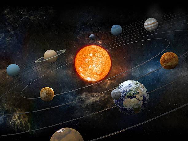 O Sol, os planetas e todos os outros corpos celestes do Sistema Solar se formaram a partir de um disco protoplanetário.