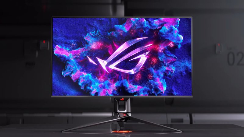 Versão original do monitor de 32 polegadas tem um modo de 24 e 27 polegadas para jogadores profissionais (Imagem: Asus/Reprodução)